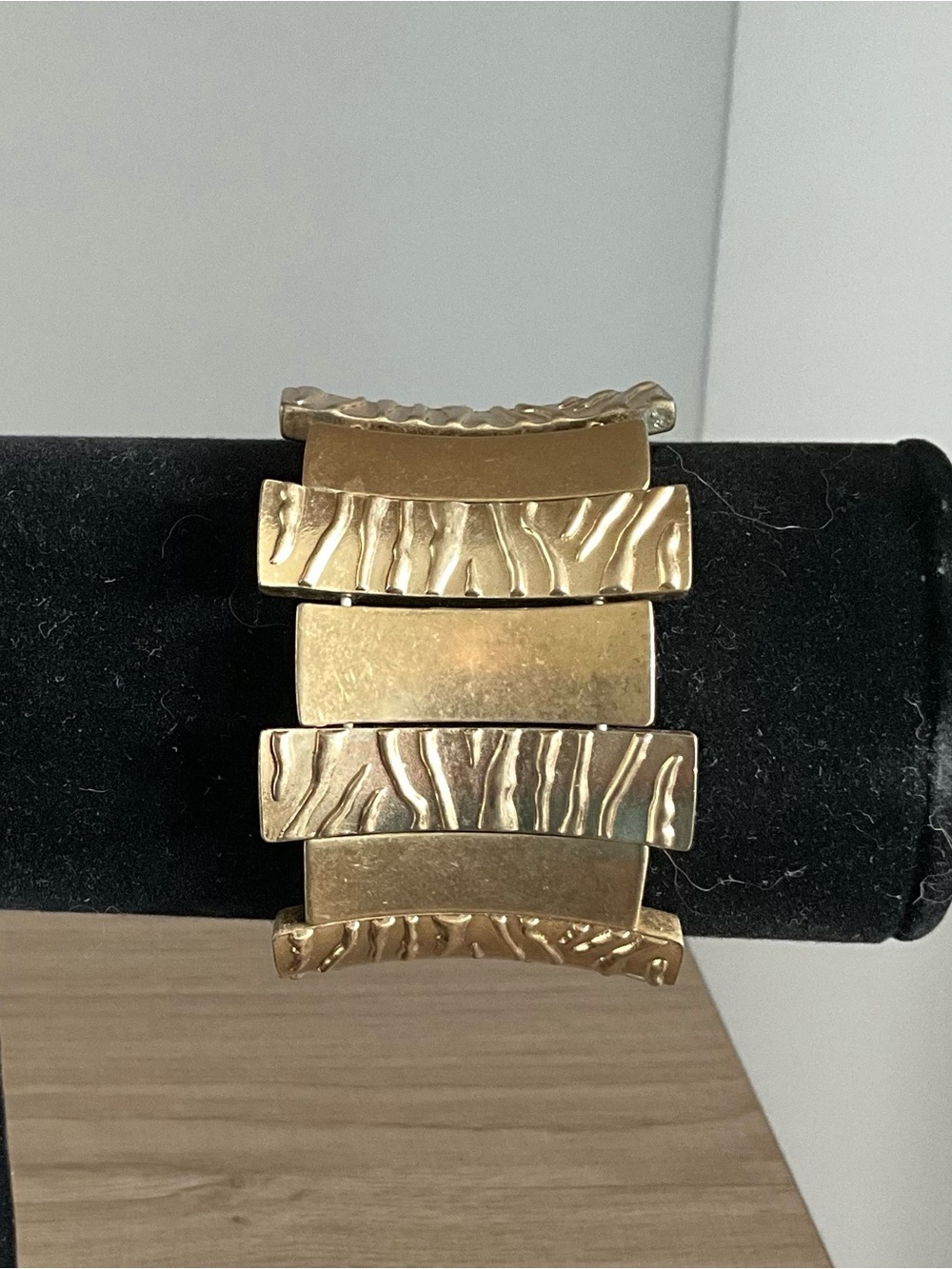 Premier Designs Gold Link Panel Bracelet